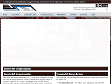 Tablet Screenshot of executiveselfstorage.com
